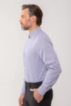 CHEMISE HOMME L’ÉCHAPPÉE RAYÉE BLEUE NUIT