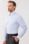 CHEMISE HOMME L’ÉCHAPPÉE RAYÉE BLEUE CIEL